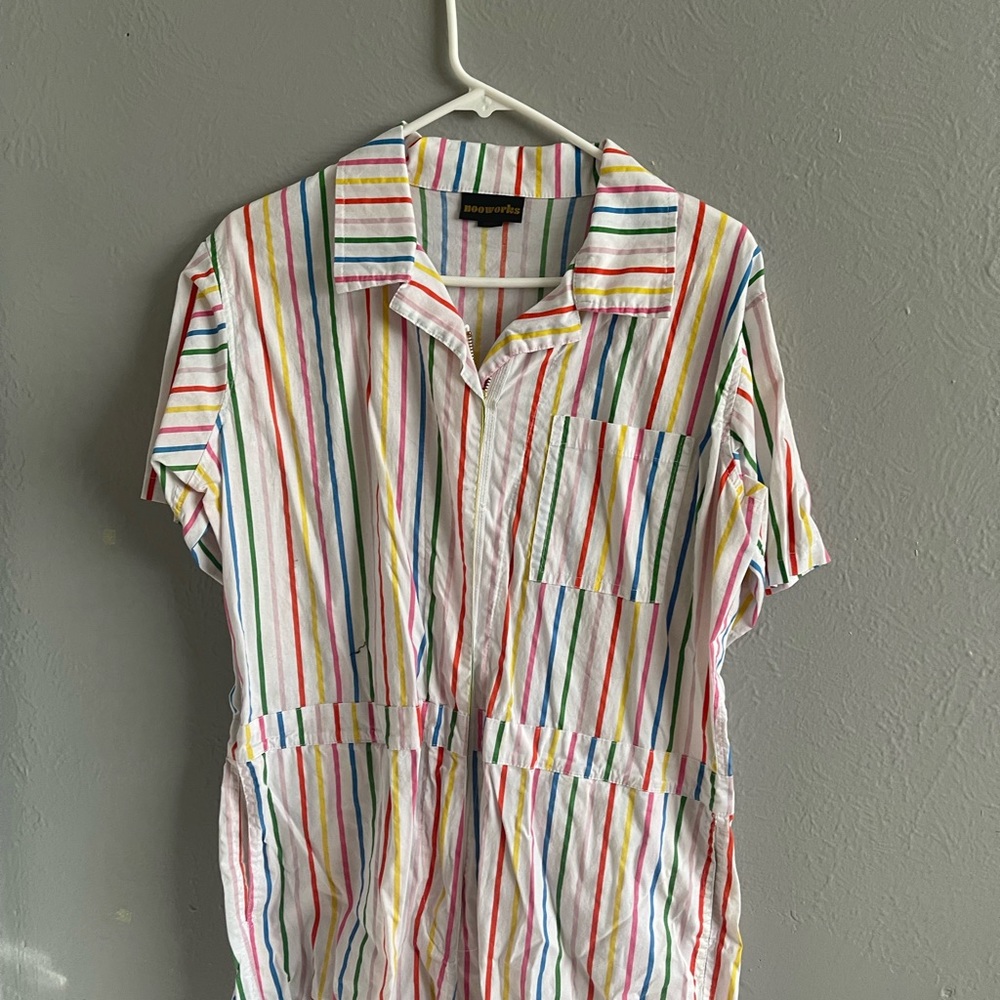 Nooworks Rainbow Stripe Coveralls